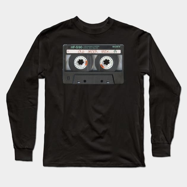 Old School Audio Long Sleeve T-Shirt by ModernPop